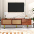 TV-Lowboard im Landhausstil mit 2 Schubladen, 2 Schiebet¨¹ren und 4 F?chern, 160 ¡Á